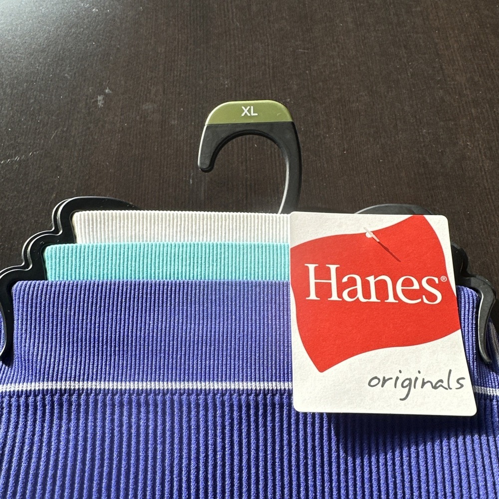 Women's Size XL Hanes Originals Seamless Boy Shorts Underwear 3 Pack - Picture 2 of 9